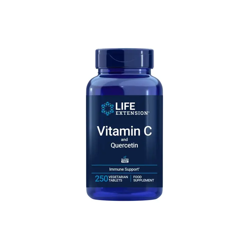 Vitamin C and Quercetin Phytosome · Life Extension · 250 comprimidos