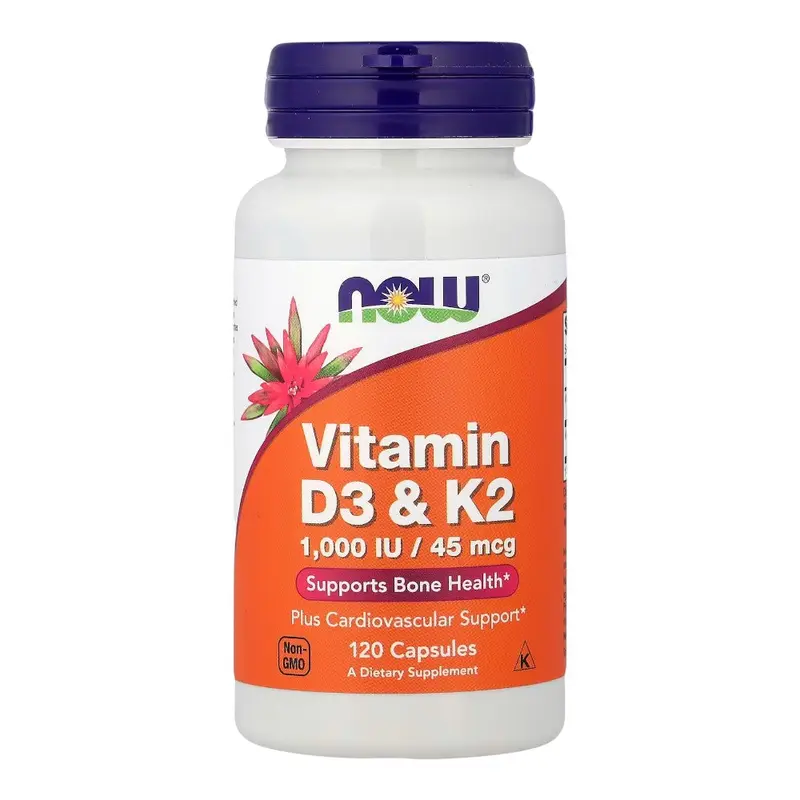 Vitamin D-3 & K-2 120 Caps