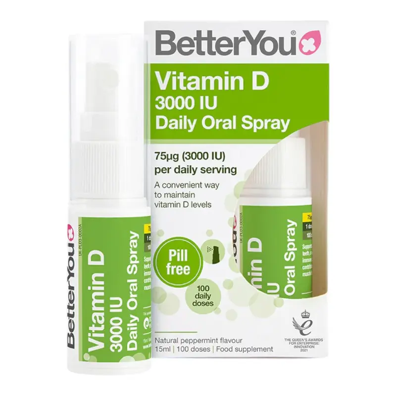 Vitamin D 3000 Iu Daily Oral Spray 15 Ml