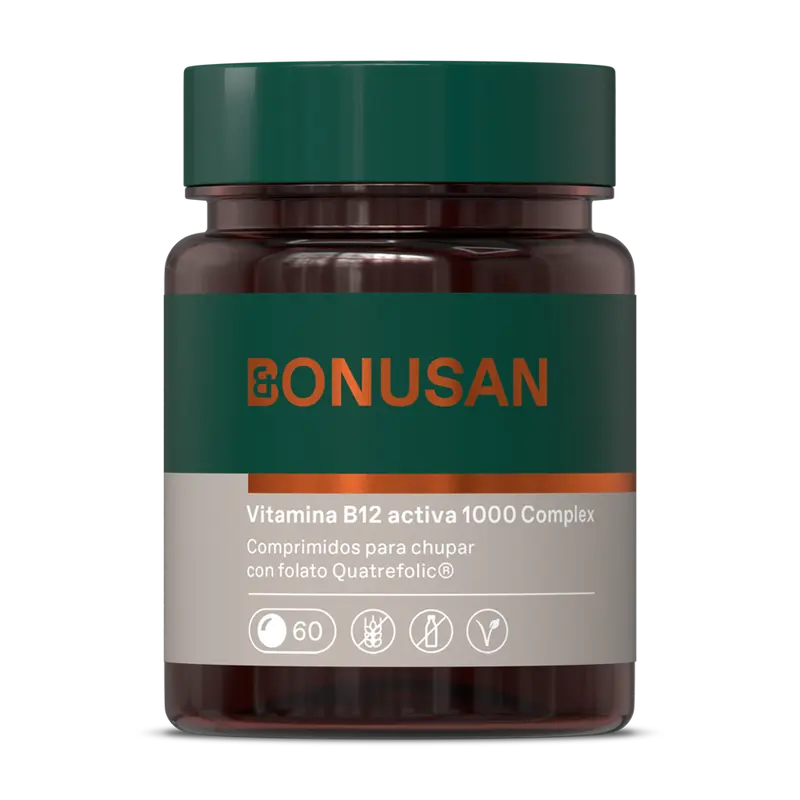 Vitamina B12 Activa 1000 Complex · Bonusan · 60 comprimidos