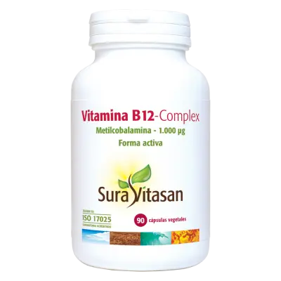 Vitamina B12 Complex · Sura Vitasan · 90 cápsulas