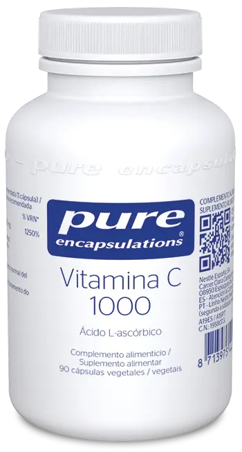 Vitamina C 1.000 · Pure Encapsulations · 90 cápsulas