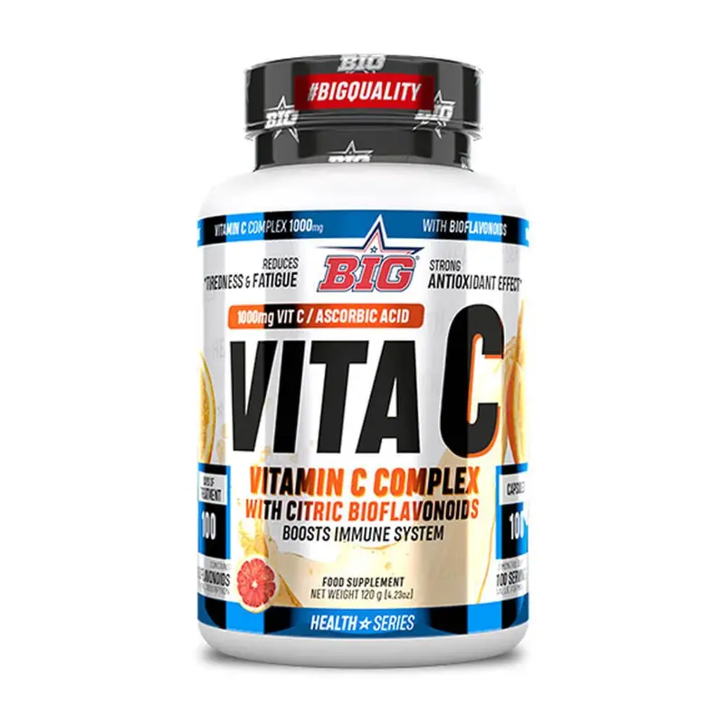 Vitamina C 1000mg - 100 Cápsulas - Vitamina C - Big