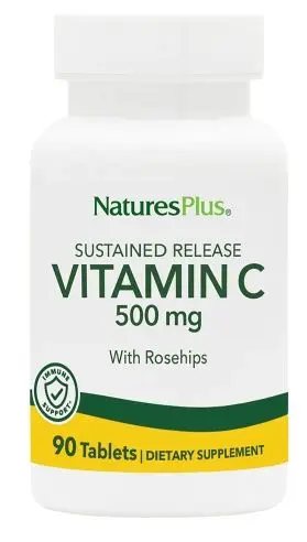 Vitamina C 500 mg · Nature's Plus · 90 comprimidos