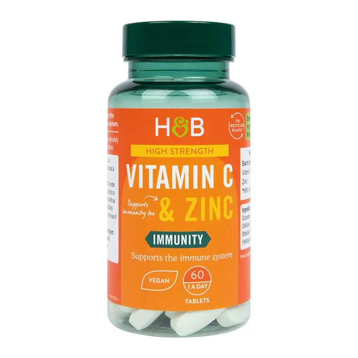 Vitamina C y Zinc Alta Potencia - Tabletas