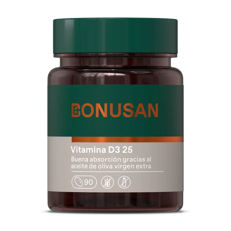 Vitamina D3 25 mcg · Bonusan · 90 perlas