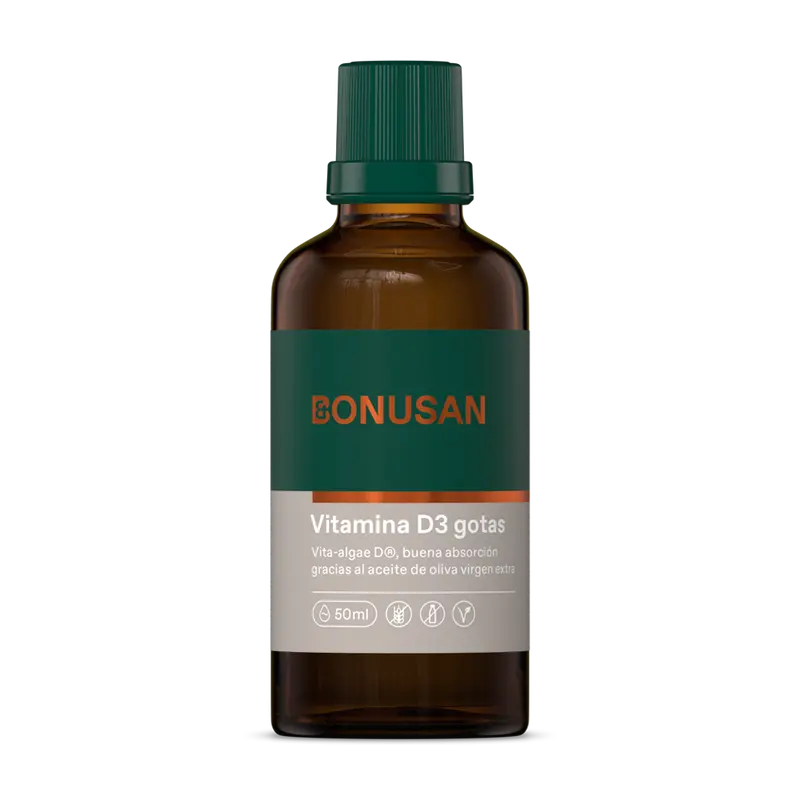 Vitamina D3 Gotas · Bonusan · 50 ml
