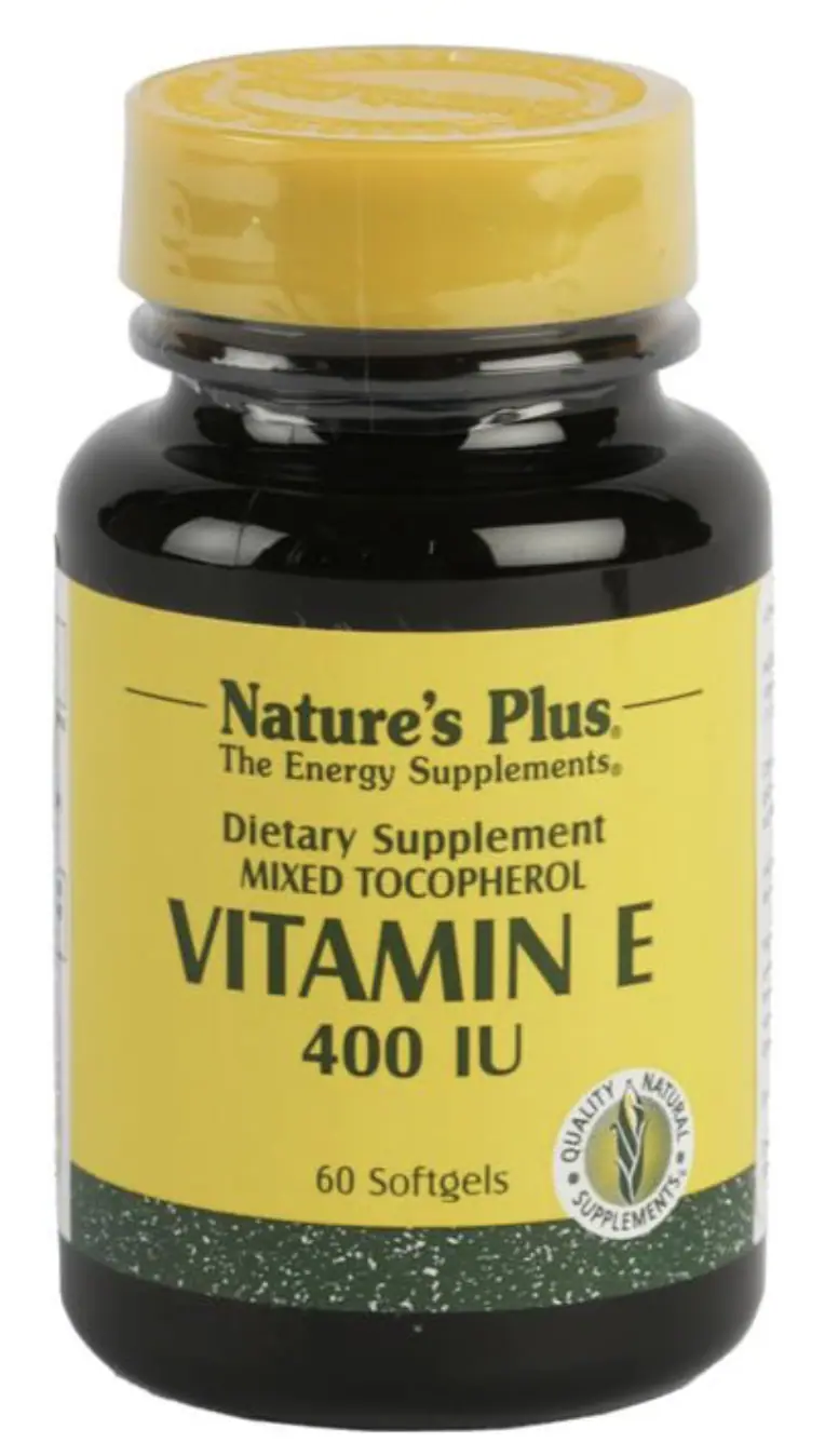 Vitamina E 400 UI · Nature's Plus · 60 perlas