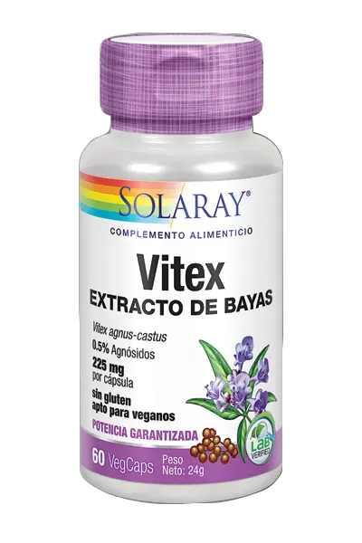 Vitex (Sauzgatillo) · Solaray · 60 cápsulas