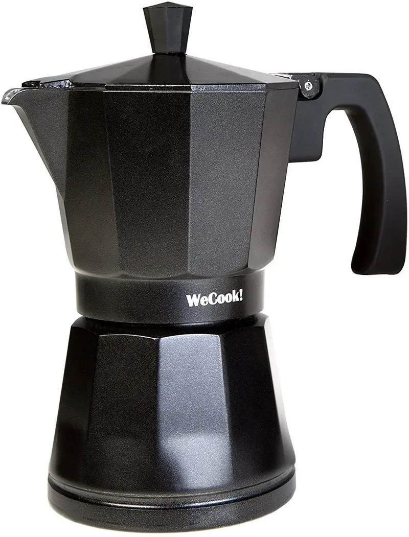 Wecook Cafetera Aluminio Luccia Apta Induccion 9 Tazas 30109
