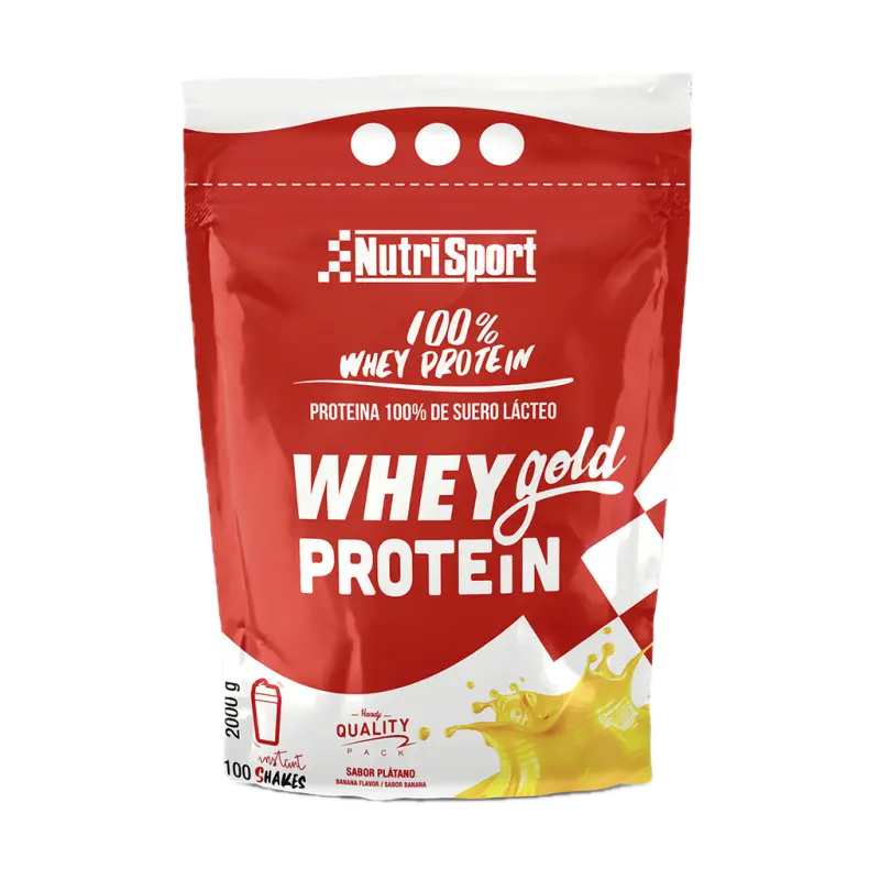 Whey Gold Protein Plátano · Nutrisport · 2 kg