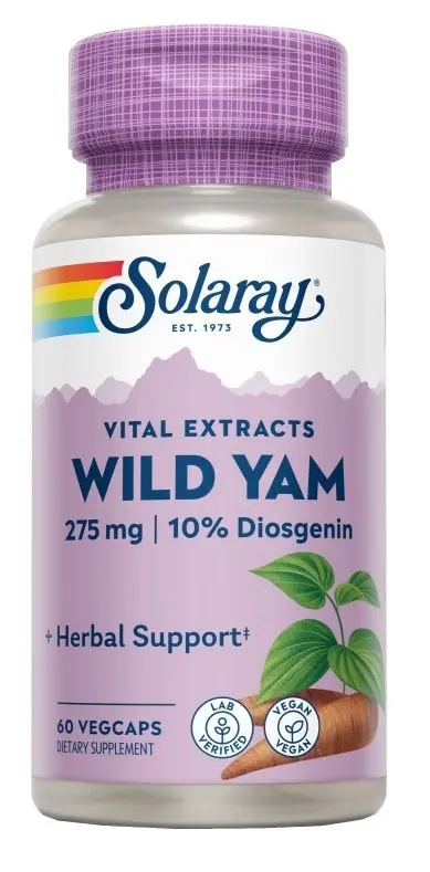 Wild Yam · Solaray · 60 cápsulas