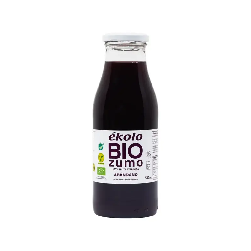 Zumo de Arándano Ecológico 500ml