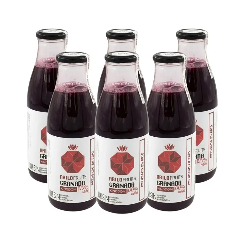 Zumo de granada Kingdom 750 ml 6 unidades
